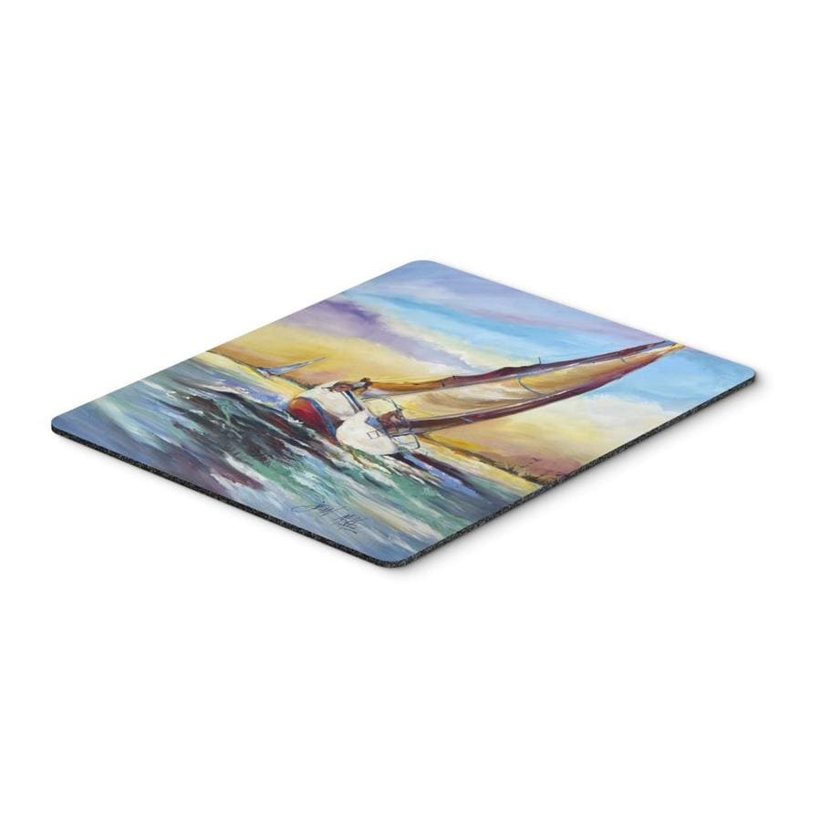 Caroline's Treasures Horn Island Sailboat Race Mouse Pad, Hot Pad or Trivet