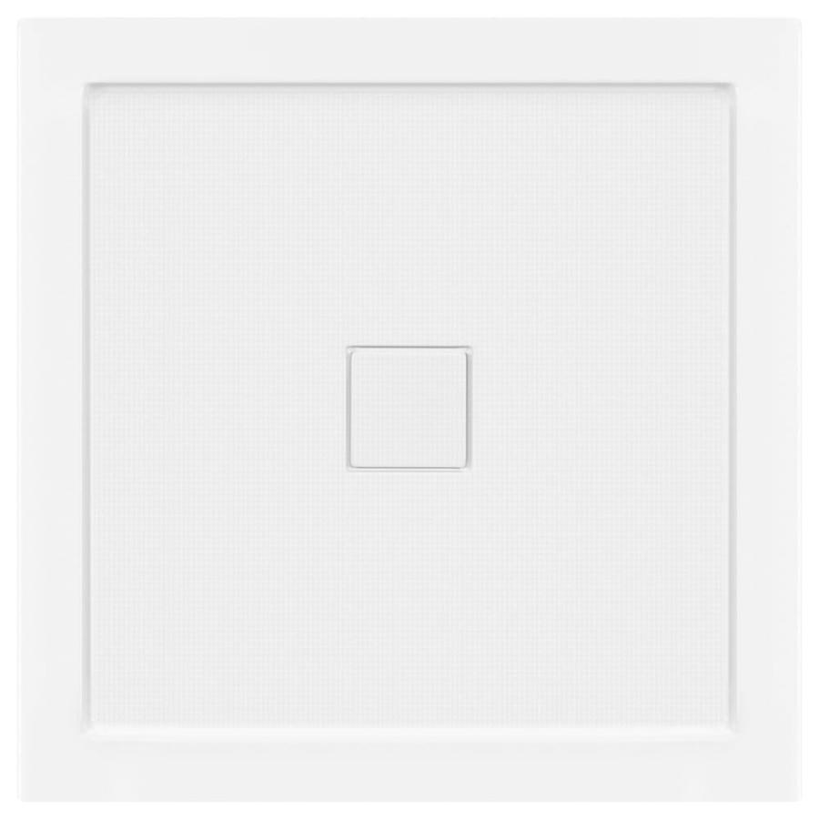 Lesscare White Acrylic Shower Base 32 In W X 32 In L With Center Drain In The Shower Bases Department At Lowes Com