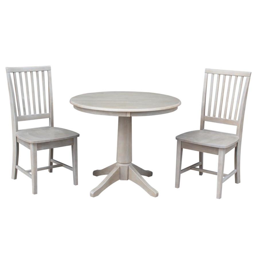 International Concepts 36 in Round Top Pedestal Table with 2 Mission