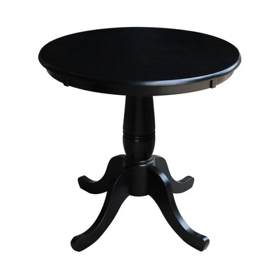 International Concepts 30 Round Pub Table in Black