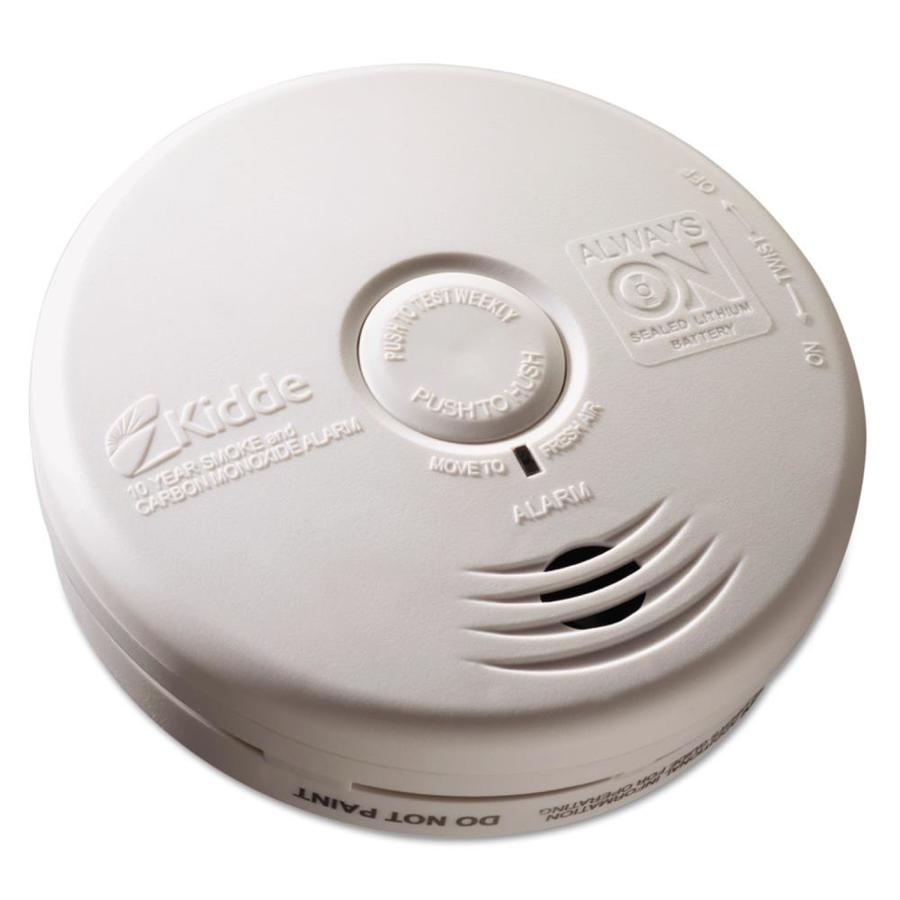 Kidde Kitchen Smoke Carbon Monoxide Alarm Lithium Battery 5 22 India X 1 6 Indepth In The Combination Smoke Carbon Monoxide Detectors Department At Lowes Com