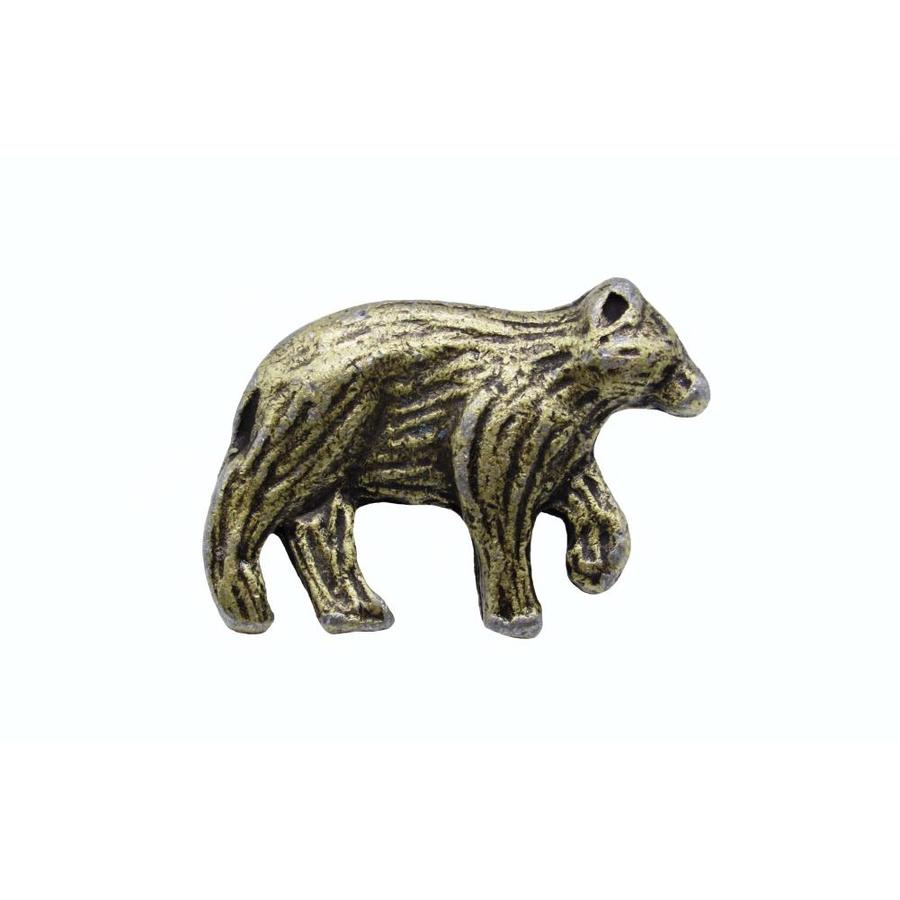 Buck Snort Lodge Products Wildlife Brass Ox Novelty Rustic Cabinet Knob ...