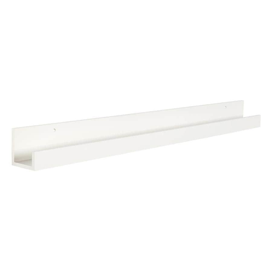 White Rectangular Wall Mounted Shelving At Lowes Com