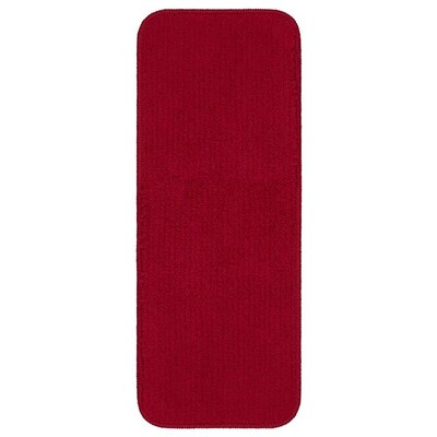 Ottomanson Softy Stair Tread Area Rugs 9 In X 26 Red At Lowes Ottomanson Softy Stair Tread Area Rugs