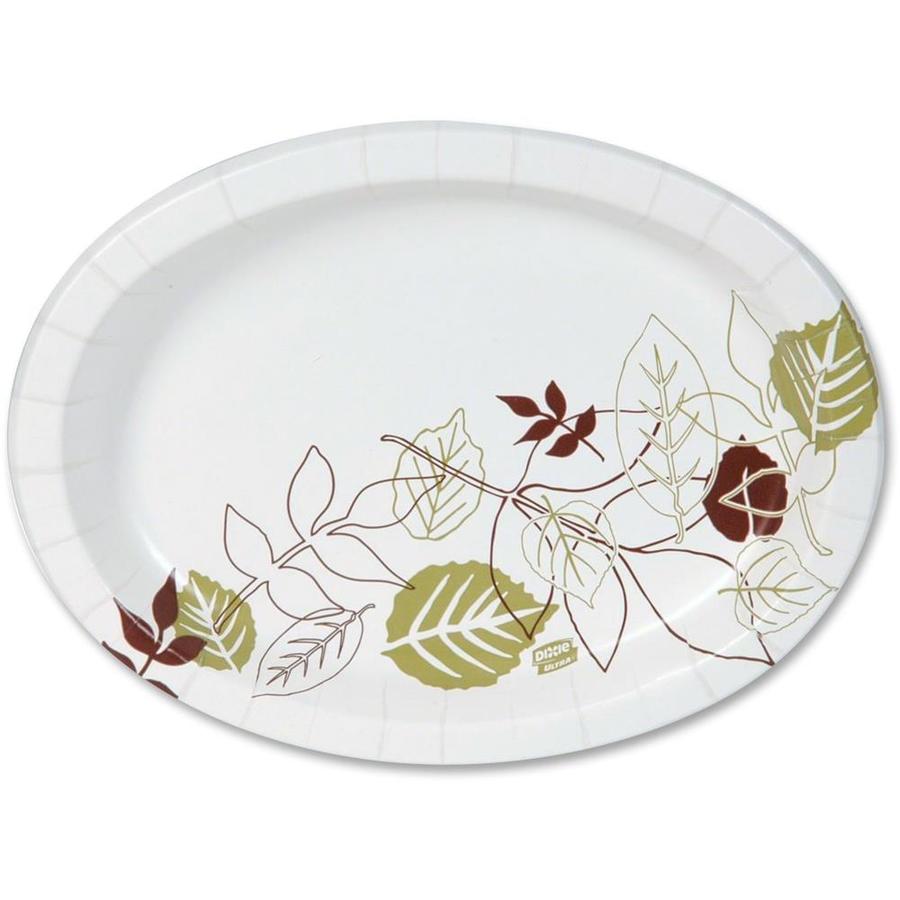 Dixie Dixie Pathways Heavyweight Oval Platters 11in Length 8.50in Width 5.50in Diameter Platter