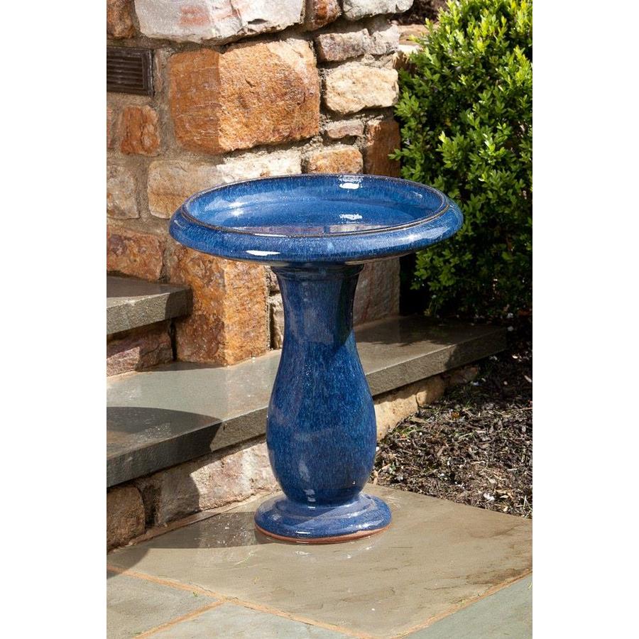 BACKYARD EXPRESSIONS PATIO /· HOME /· GARDEN 914923 Bird Bath Blue