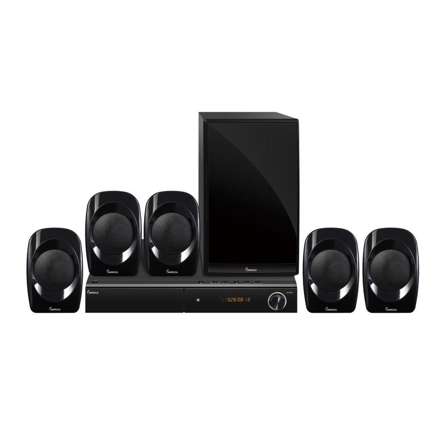 gpx 5.1 channel powered speaker system