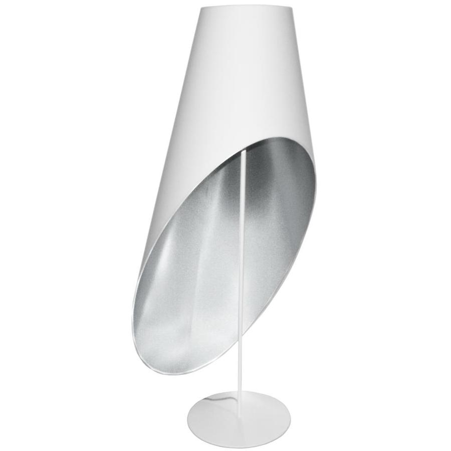 Dainolite Slanted Drum 58 In White Tripod Floor Lamp In The Floor Lamps Department At Lowes Com