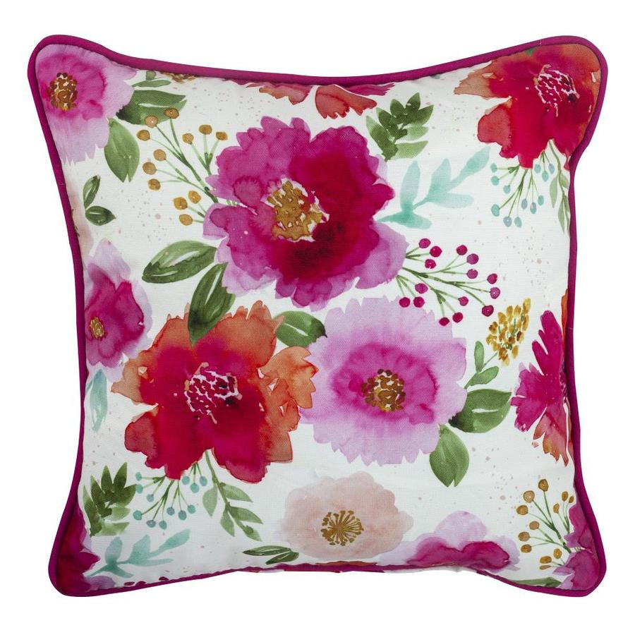 floral throw pillows