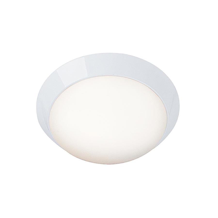 Access Lighting Cobalt 1 Light Flush Mount White Finish Opal Access Lighting Cobalt 1 Light Flush