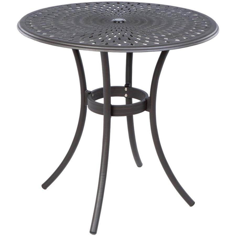 Alfresco Home 56-3009 Round Outdoor Dining Table 30-in W x 47-in L with ...
