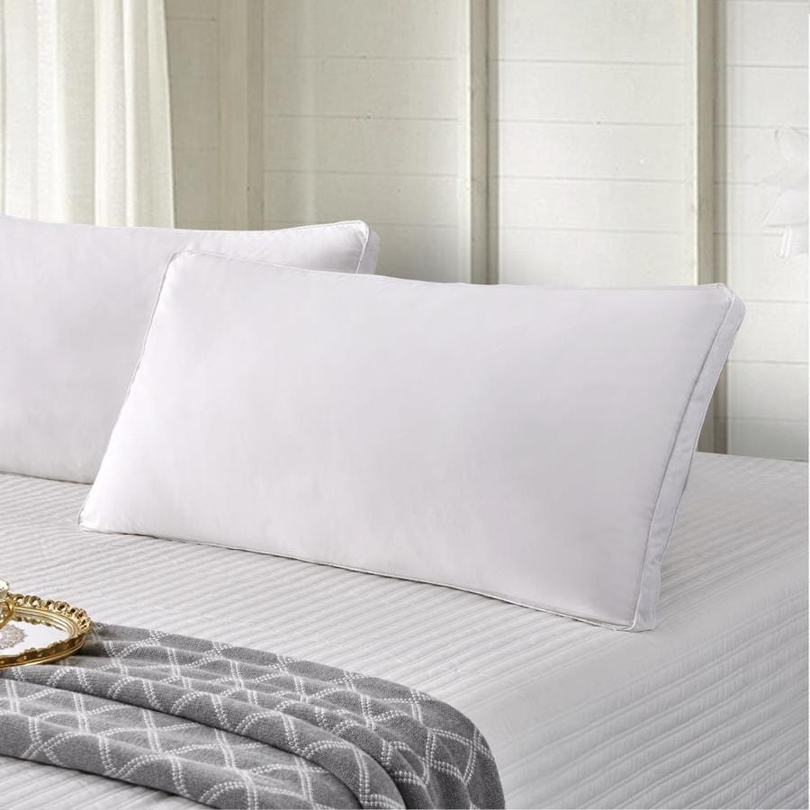 Scott Living 2-Pack Standard/Queen Medium Down Bed Pillow in the Bed ...