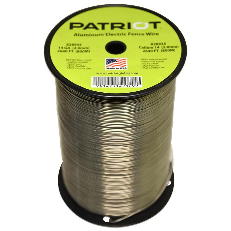 Patriot Patriot Aluminum Wire 14 Ga 2640 Ft In The Electric Fence Wire Tape Department At Lowes Com