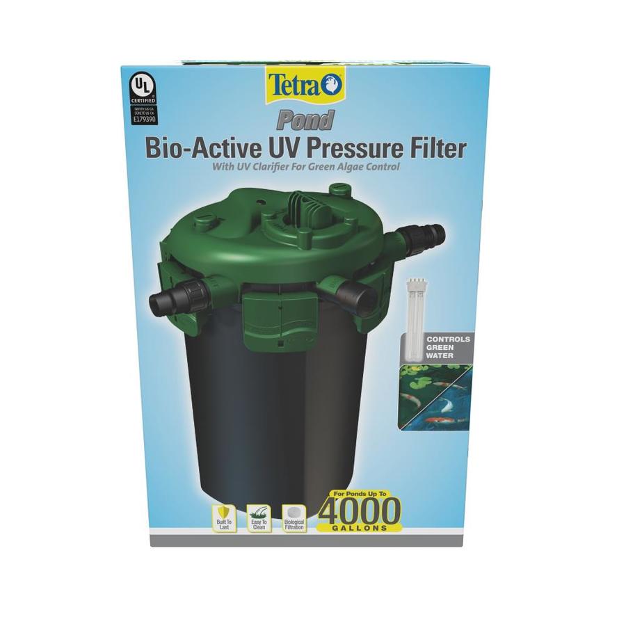 Tetra Tetra Pond Bio Active Pressure Filter with UV- 4000 in the Pond ...