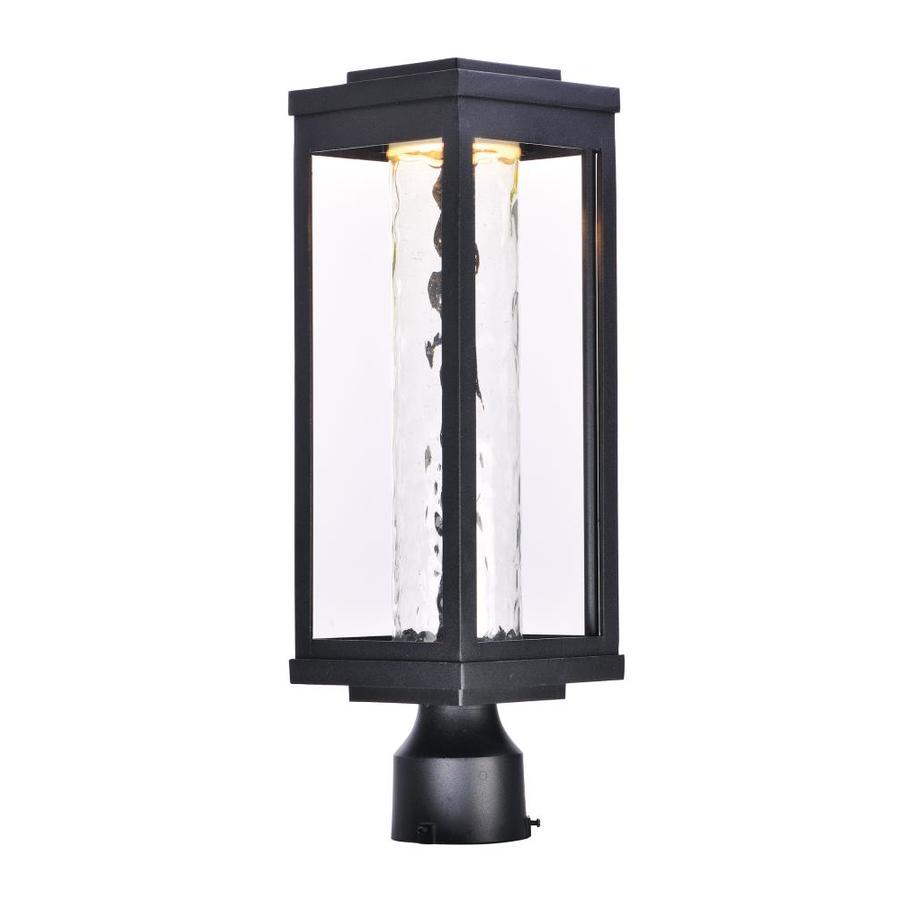 Maxim Lighting Salon LED 1Light 6in Wide Black Outdoor Pole/Post