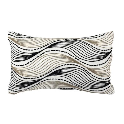Ombr\u00e9 quilted pillow 14x14