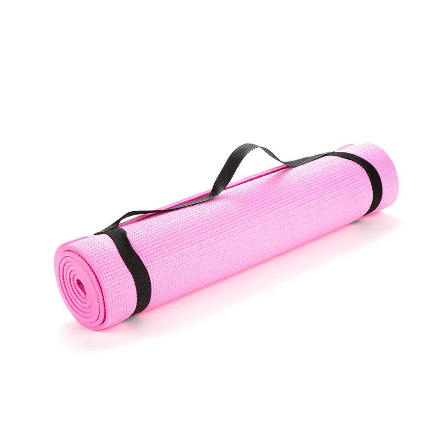 pink exercise mat