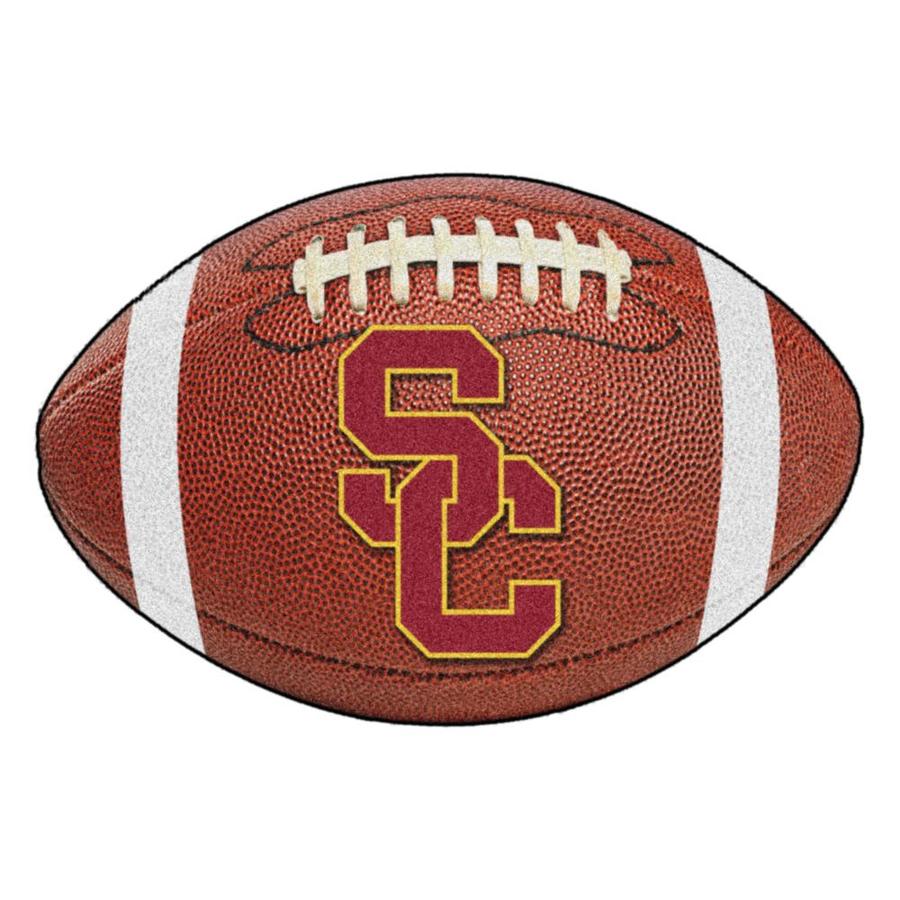 FANMATS USC Trojans NCAA Photorealistic Football Mat 11/2ft x 21/2