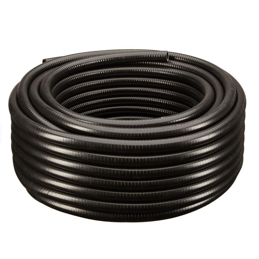 HydroMaxx 1-1/2-in x 25-ft Schedule 40 Black Flexible PVC Pipe in the