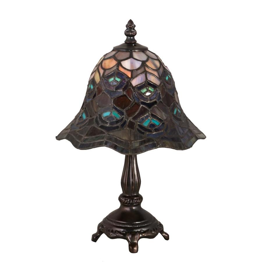 feather shade table lamp