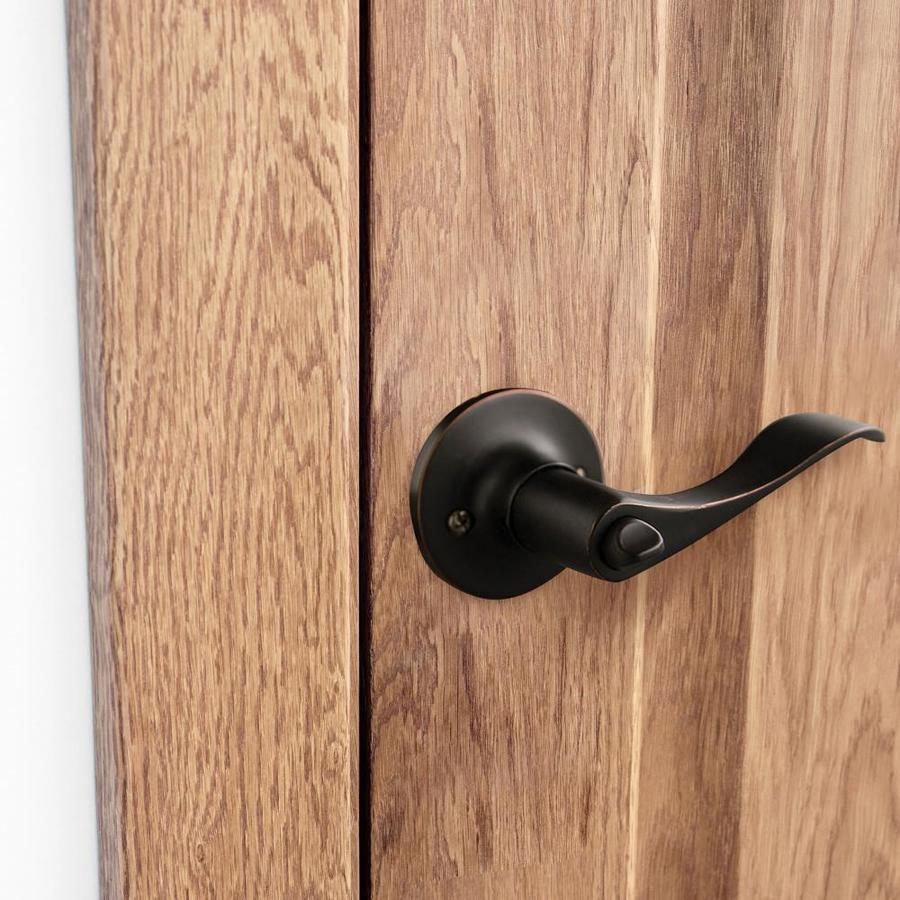 Design House Stratford Oil Rubbed Bronze Universal Privacy Door Handle ...