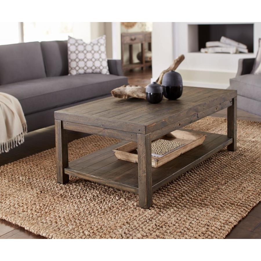 Modus Furniture Craster Smoky Taupe Wood Coffee Table in the Coffee ...