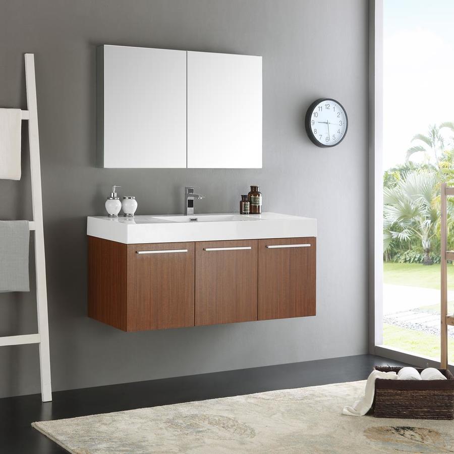 Wallmount Bathroom Vanities with Tops at