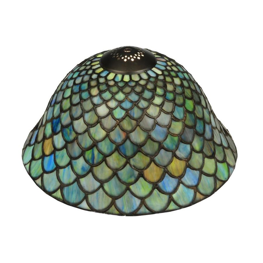Meyda Tiffany Lighting 12inW Tiffany Fishscale Shade in the Lamp Shades department at