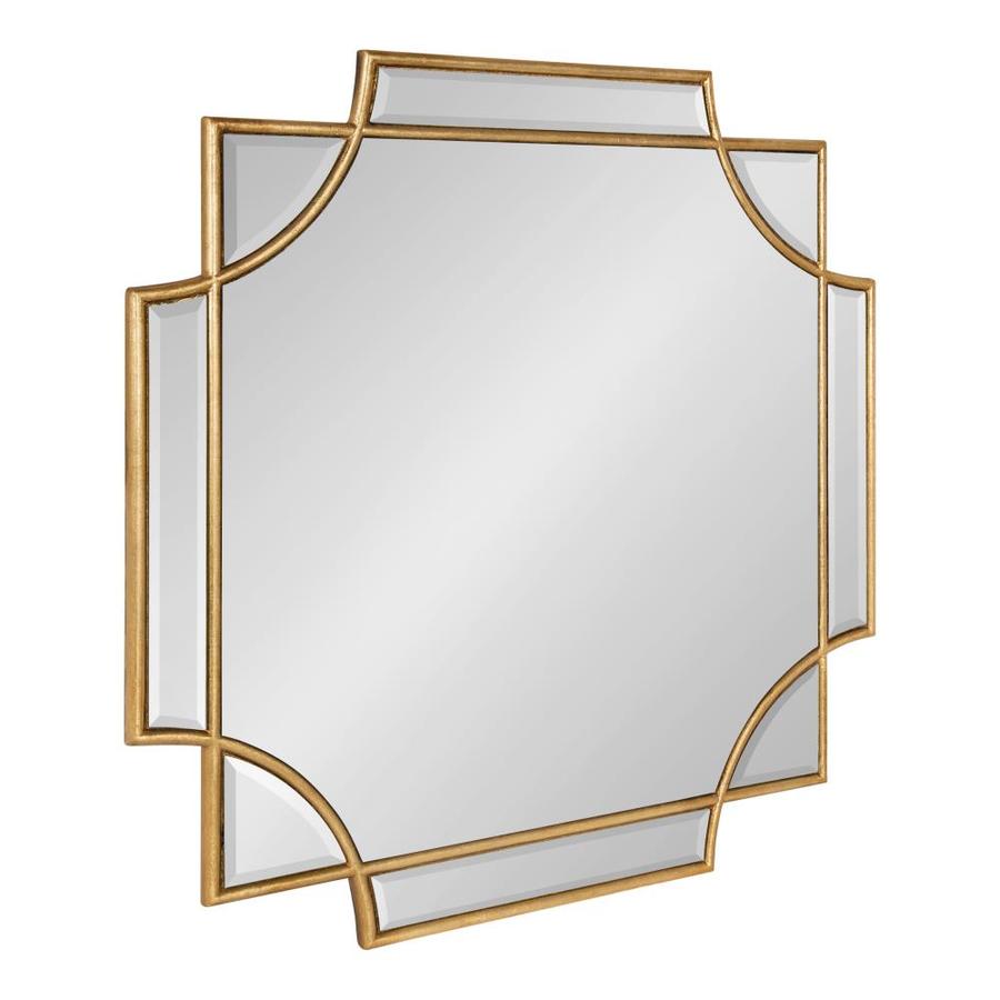 Gold Square Mirrors at