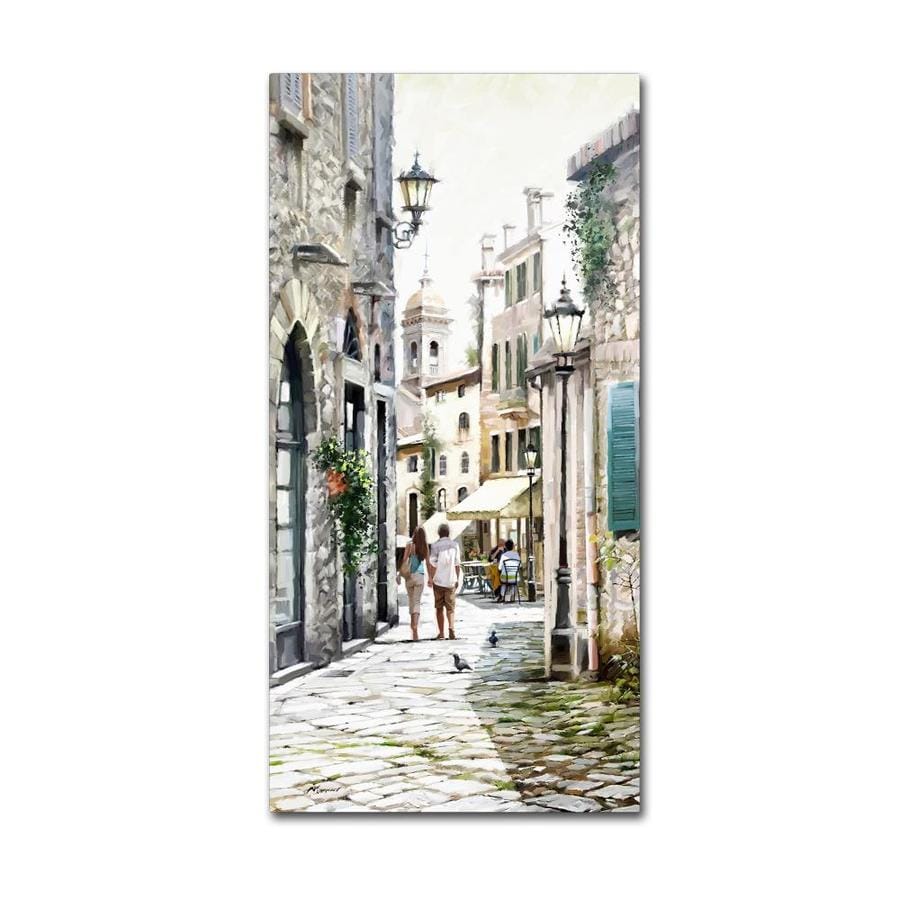 Trademark Fine Art Cityscapes Framed 47 In H X 24 In W Cityscape Canvas Print In The Wall Art Department At Lowes Com