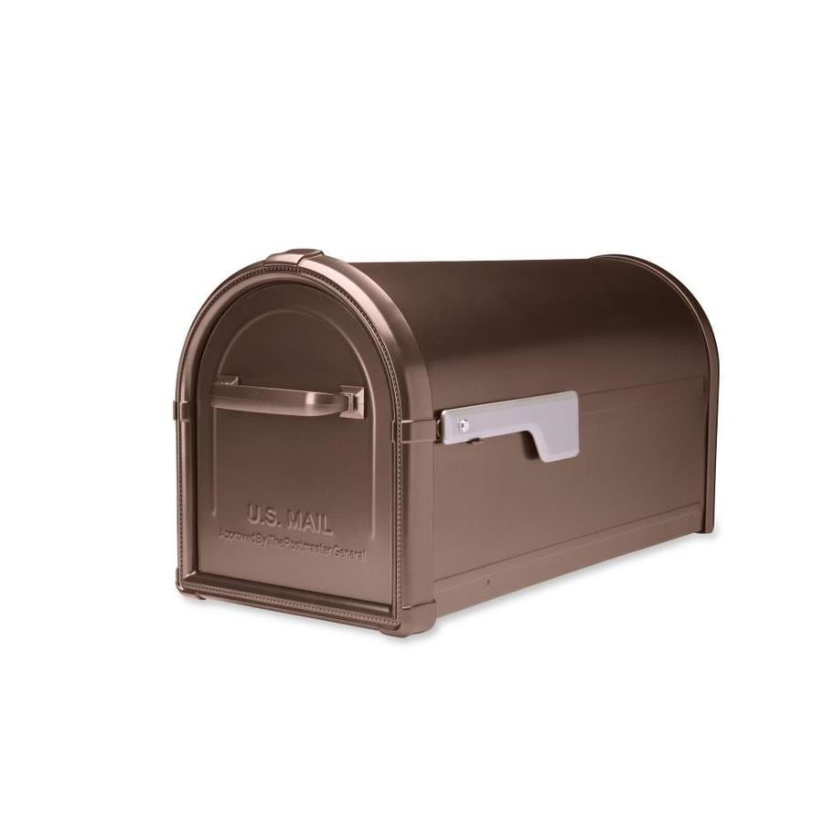 Architectural Mailboxes Hillsborough Large Metal Copper Post Mount ...