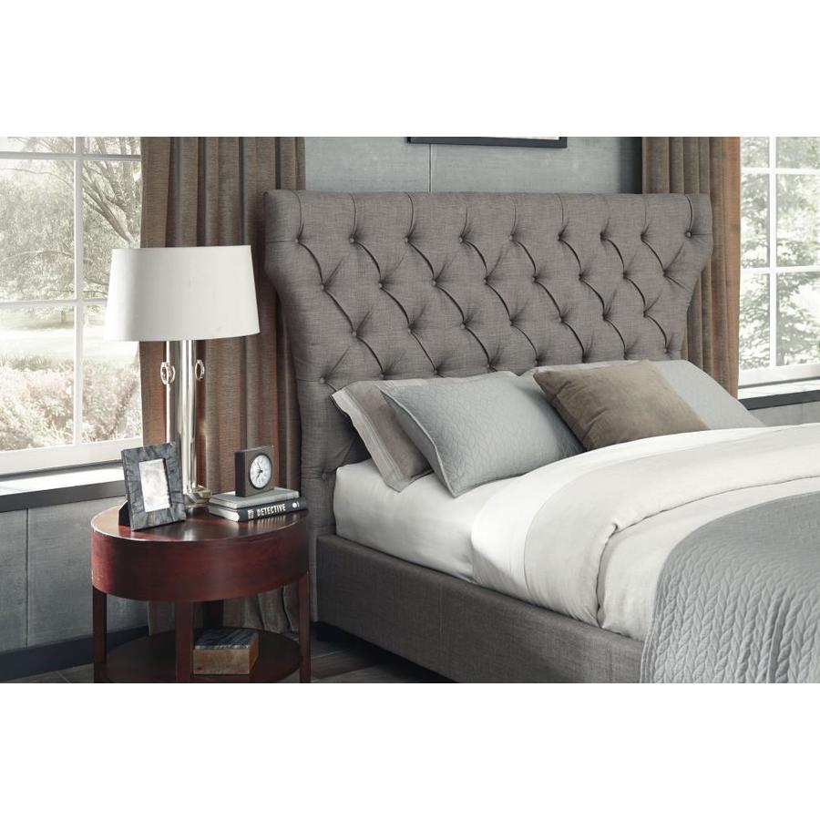Modus Furniture Geneva Dolphin Queen Linen Upholstered Headboard In The Headboards Department At Lowes Com
