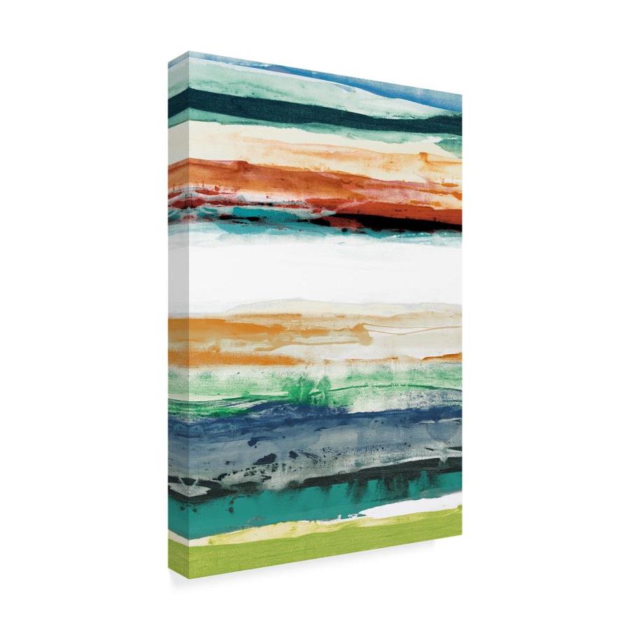 Trademark Fine Art Abstract Framed 19-in H x 12-in W Abstract Canvas ...