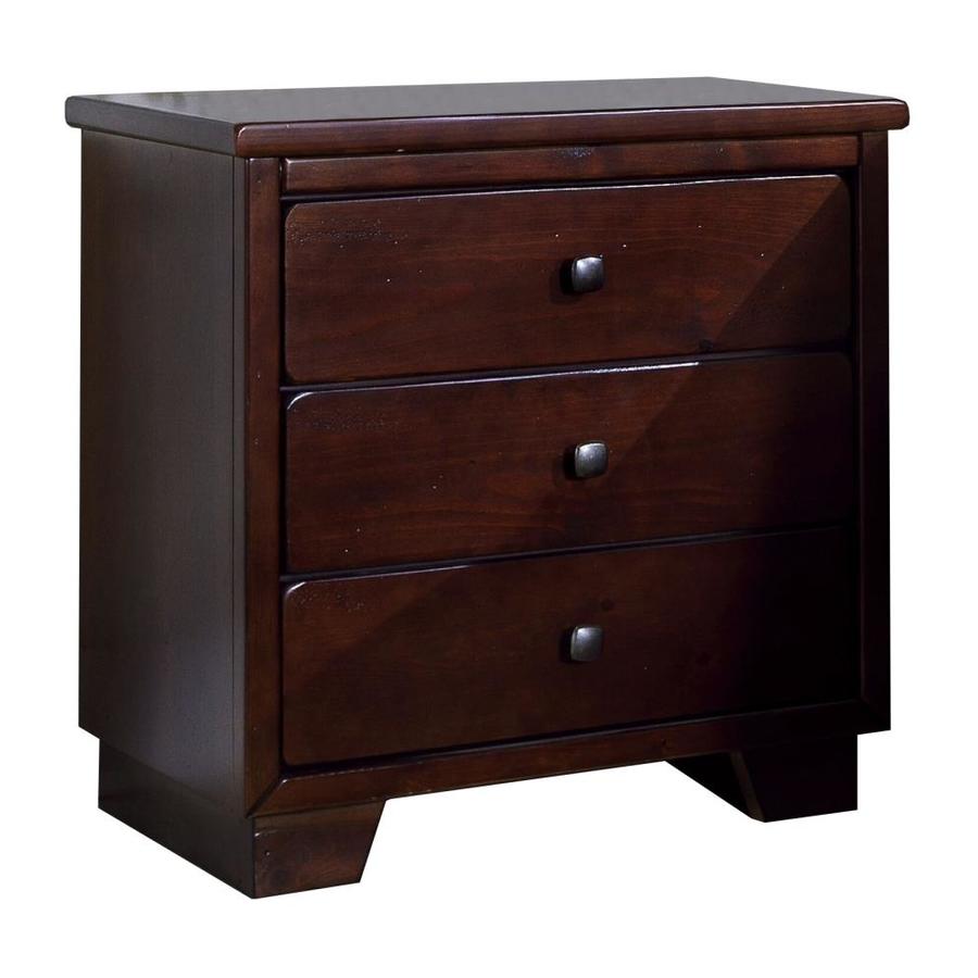 Progressive Furniture Casual Traditions Walnut Rubberwood Nightstand In The Nightstands Department At Lowes Com