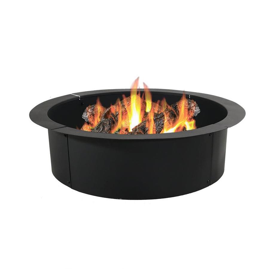 Bon Tool 32 In Square Steel Fire Pit Insert In The Fire Rings Department At Lowes Com