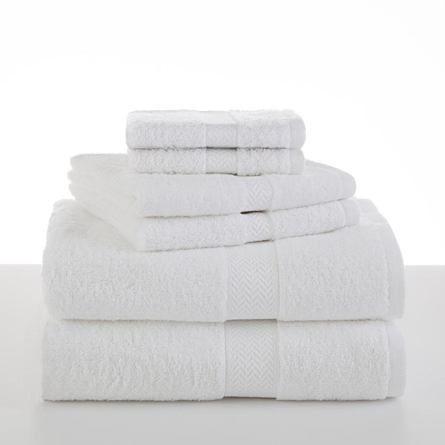 WestPoint Home 6-Piece Cotton Bath Towel Set in the Bathroom Towels ...