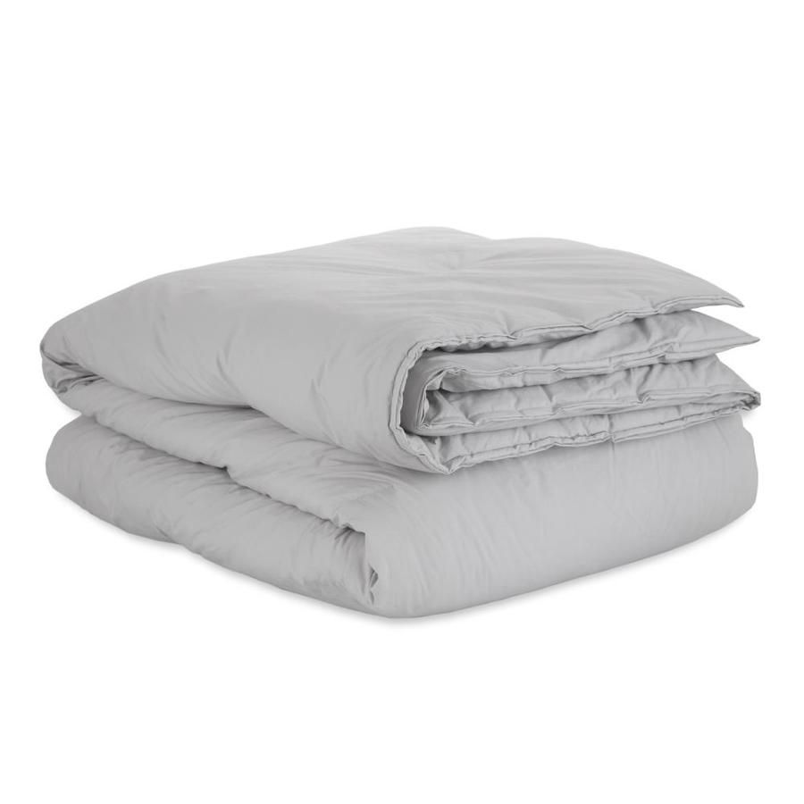 WestPoint Home EcoPure Comfort Wash Bedding 3-Piece Light Gray Full ...