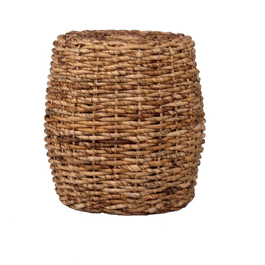 East at Main Natural Wicker Round End Table in the End Tables ...