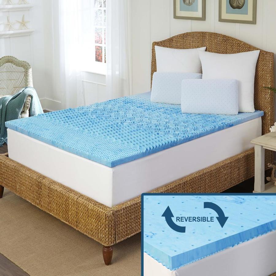 Arctic Sleep 1.5-in D Memory Foam Queen Hypoallergenic Zoned Mattress ...