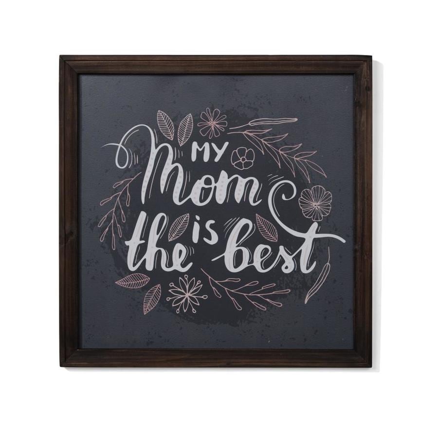 Danya B Metal Wall Art with Inspirational Quote Family is Forever CU26634 Farmhouse Home D/écor