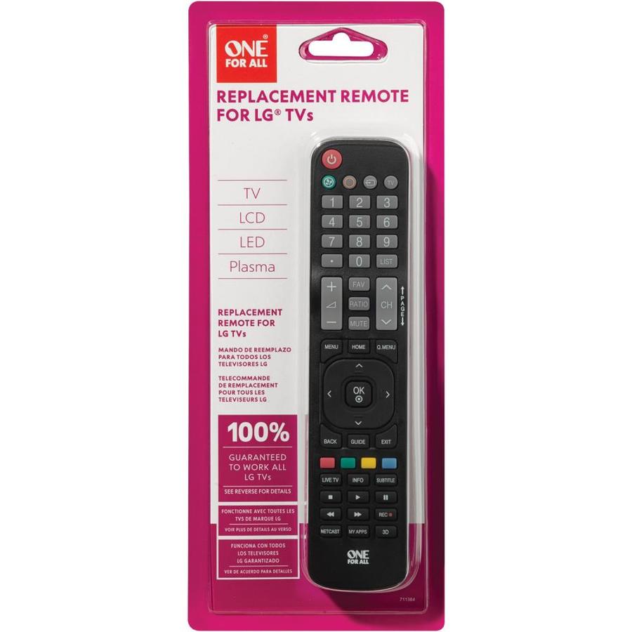 How to connect one for all remote to lg tv One For All Replacement Remote For Lg Tvs In The Universal Remotes Department At Lowes Com