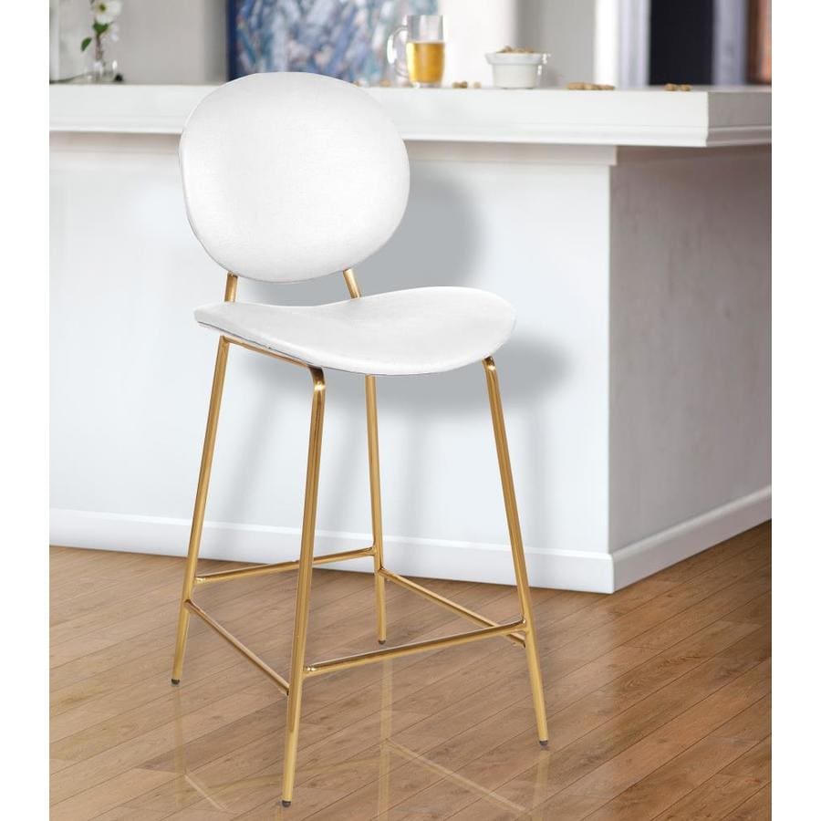 white bar height stools