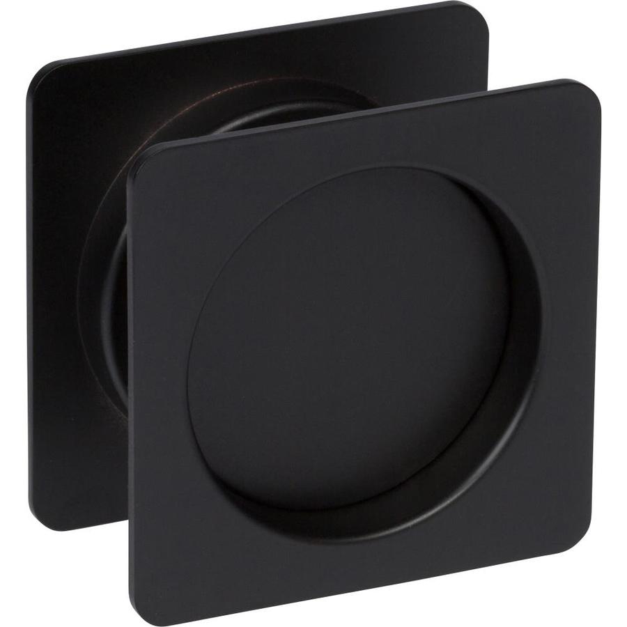 Delaney Hardware Contemporary Passage Square Pocket Lock Black in the