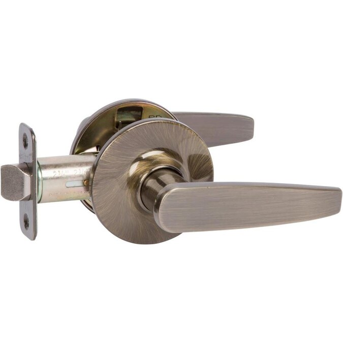 Delaney Hardware Delaney Callan Antique Brass Reversible Passage Door