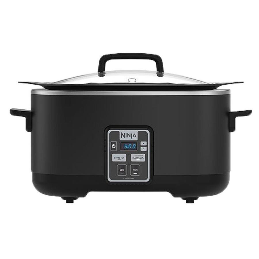 Ninja 6-Quart Black Rectangle Slow Cooker in the Slow Cookers ...