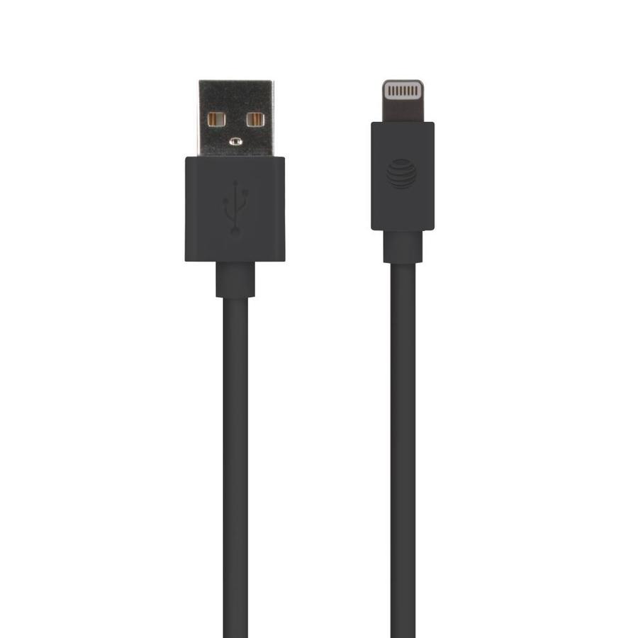 AT&T 4ft Usb 2Lightning Cable in the USB Cables department at