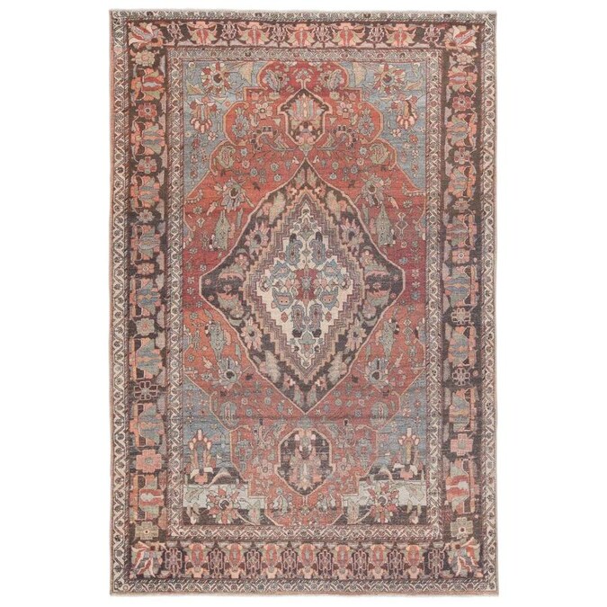 Fenella 8 Ft 10 In X 11 9 Medallion Area Rug Rust Gray The Rugs Department At Com - 10 X 11 Ft Rug Fenella 8 Ft 10 In X 11 9 Medallion Area Rug Rust Gray The Rugs Department At Com - 10 X 11 Ft Rug