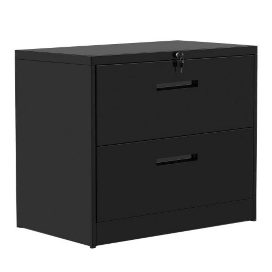 Bush Furniture Bush Furniture Cabot Lateral File Cabinet In Heather Gray In The File Cabinets Department At Lowes Com