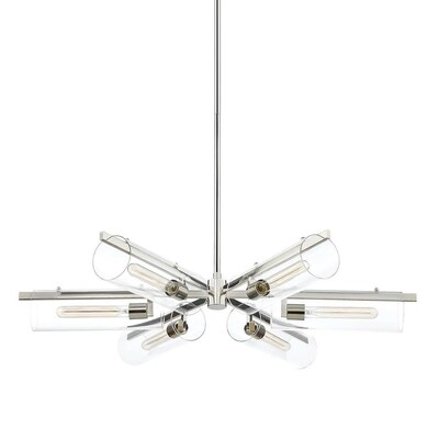 Mitzi by Hudson Valley Lighting Ariel 6-Light Polished Nickel Modern/Contemporary Chandelier Mitzi by Hudson Valley Lighting Ariel 6-Light Polished Nickel Modern/Contemporary Chandelier