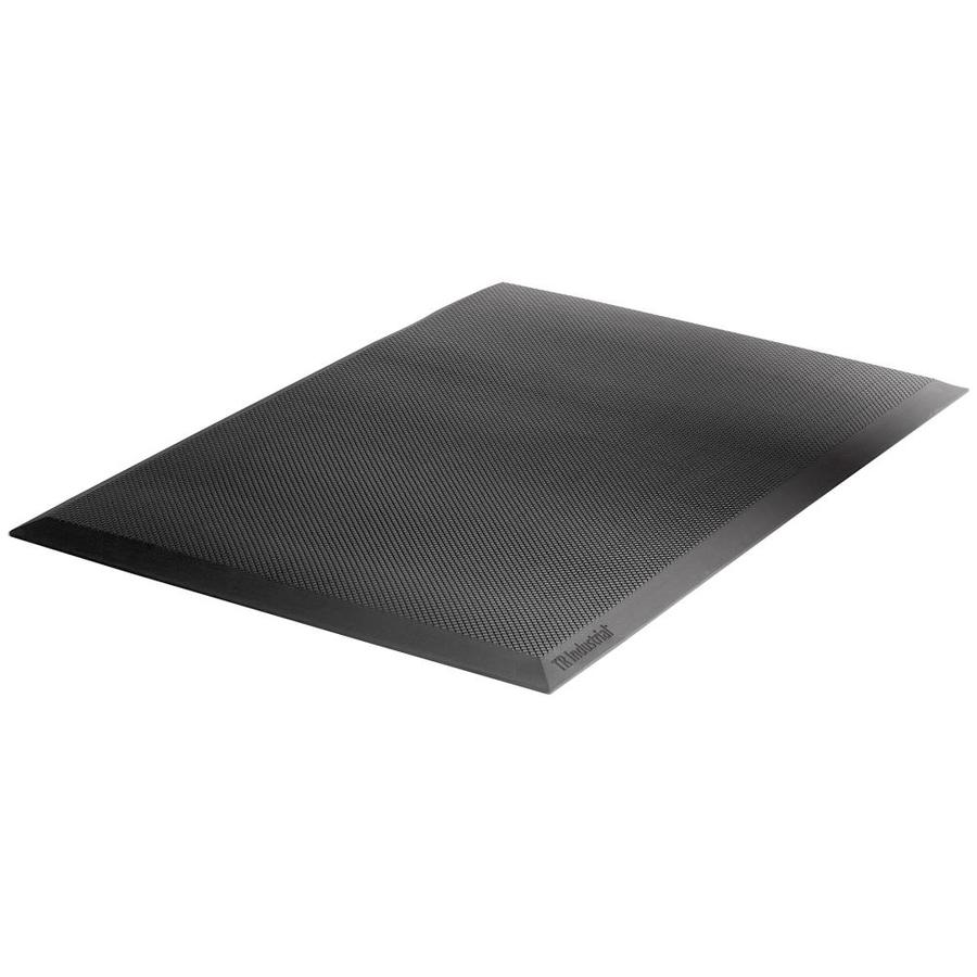 Tr 2 Ft X 3 Black Rectangular Indoor Anti Fatigue Mat In The Mats Department At Lowes Tr 2 Ft X 3 Black